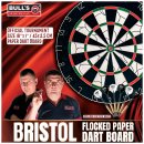 BULLS Bristol Flocked Paper Dart Board