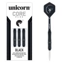 Unicorn Core Plus Black Brass 1 Steel Darts (22g, 24g, 26g)