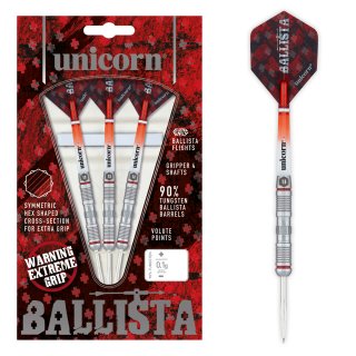 Unicorn Ballista Style 2 Tungsten Steel Darts (21g, 23g, 25g)