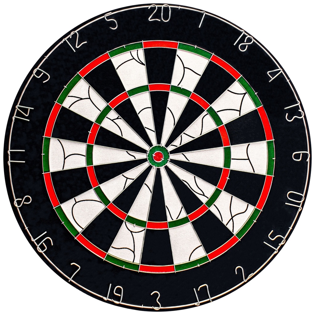 BULL'S Bristol Flocked Paper Dart Board