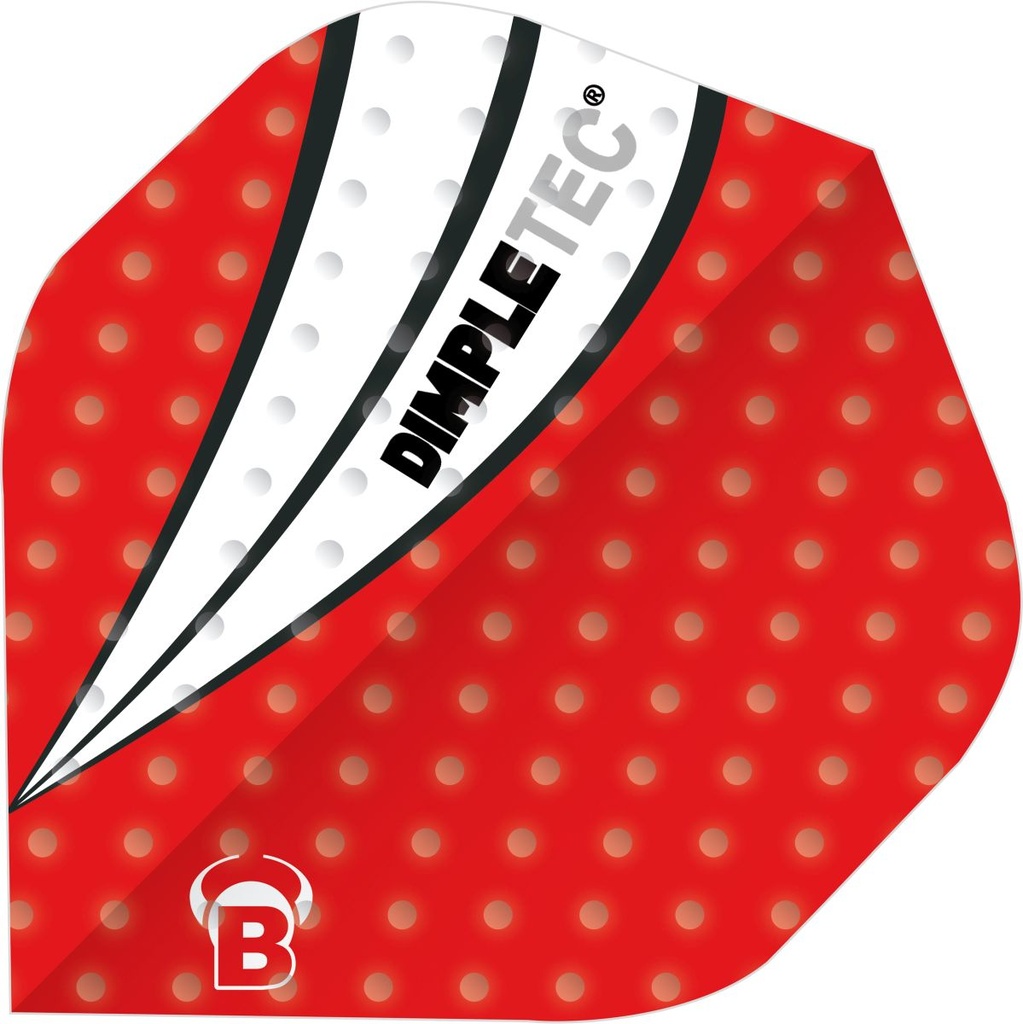 BULL'S Dimpletec Red Flights