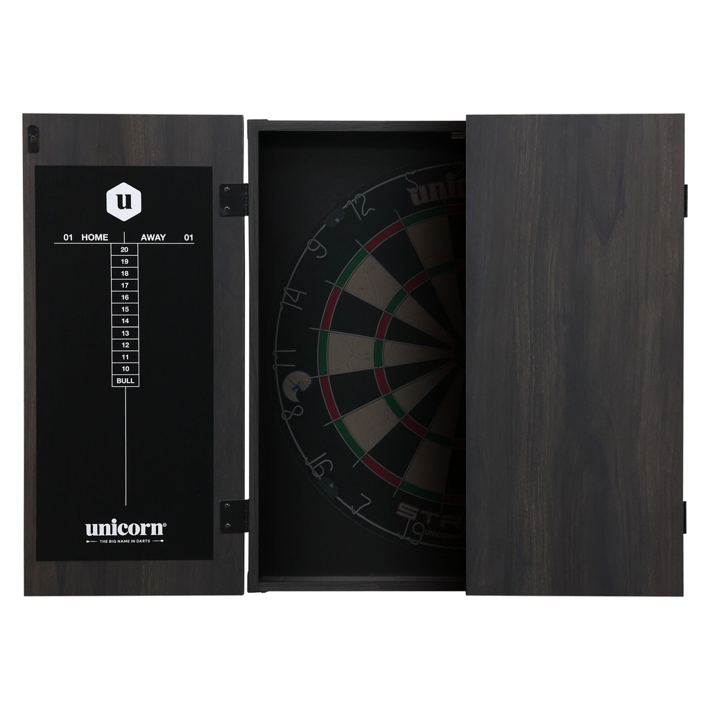 [46231] Unicorn Maestro Black Dartboard Cabinet