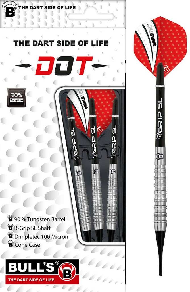 BULL'S Dot D3 90% Tungsten Soft Dart