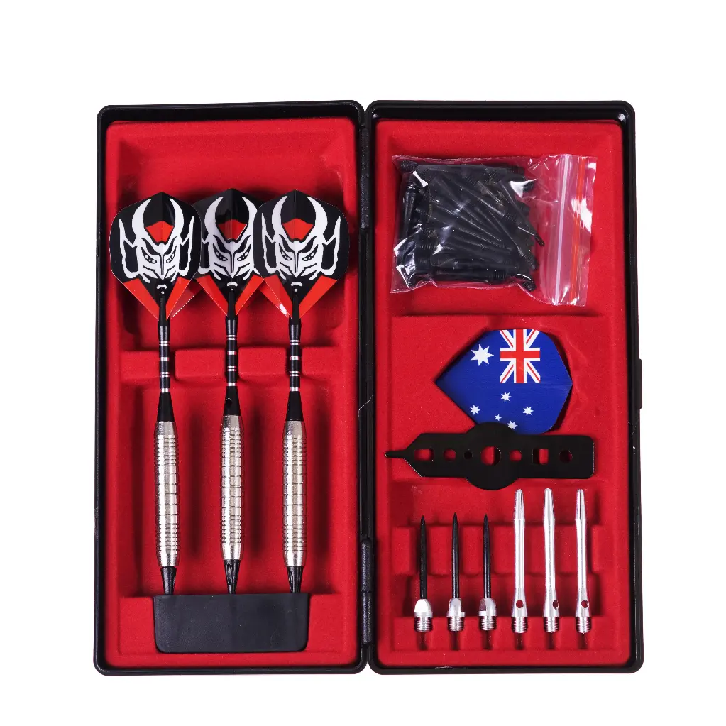 [808401] Kombi-Set Steeldart + Softdart, Drei Softdarts umrüstbar auf Steeldarts 18g
