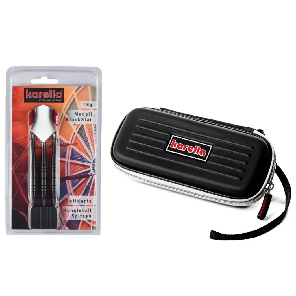 [827002] Dartset Winner Blackstar Soft inklusive Dartcase