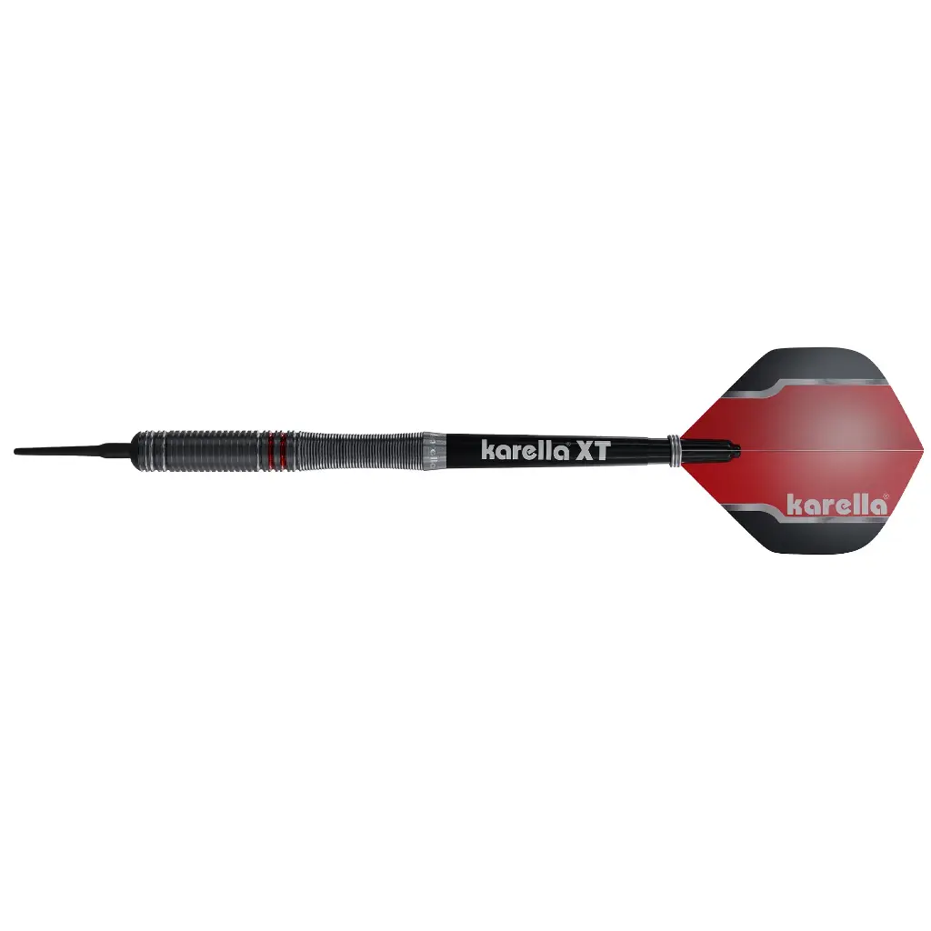 Softdart Karella Fighter, schwarz, 90% Tungsten 18g/20g