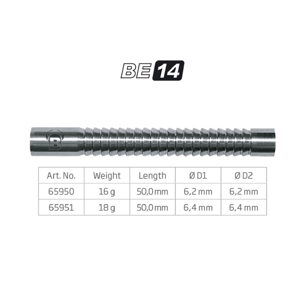 [b65950] BEAZD BE-14 Soft Dart Barrel (16 Gr.)