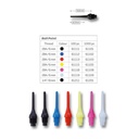 BEAZD Ball Point Soft Tips 6mm(2BA)& 8mm(1/4BSF)