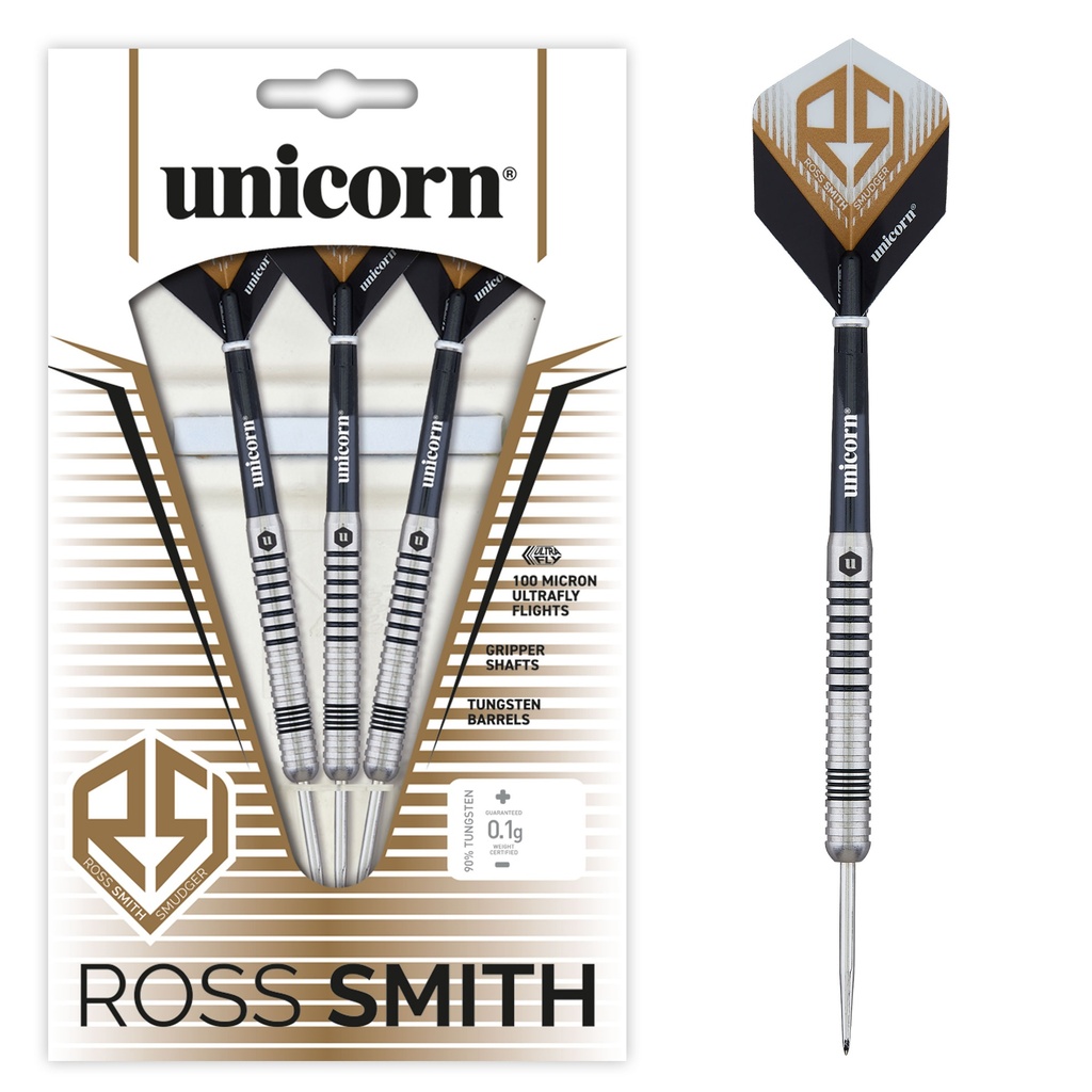 [29342] Unicorn Ross Smith Smudger Steel Darts (22 Gr.)