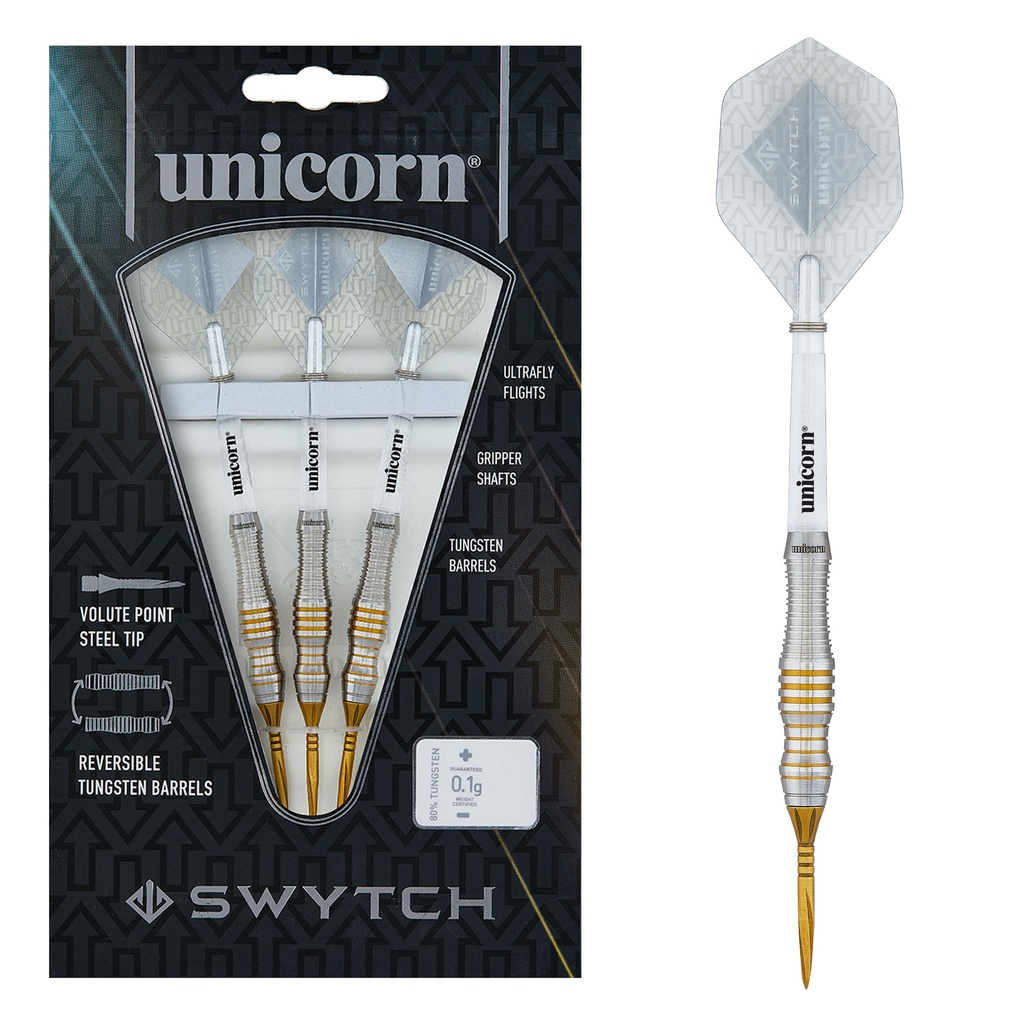 [27936] Unicorn Swytch Steel Darts Gold (22 Gr.)