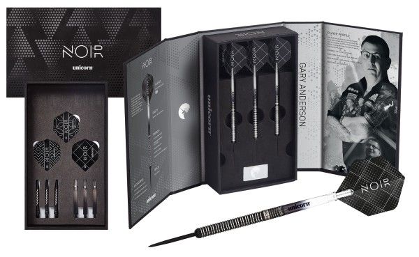[27802] Unicorn World Champion Gary Anderson NOIR Darts Presentation Box (25 Gr.)