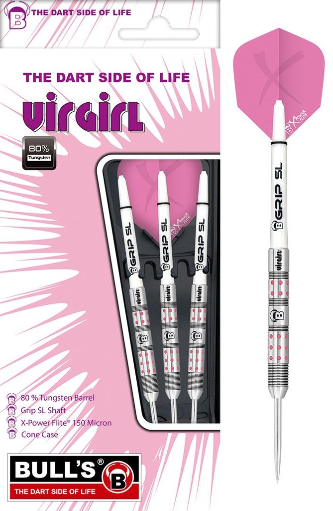 [13421] BULL'S Virgirl VR1 Steel Dart (21 Gr.)