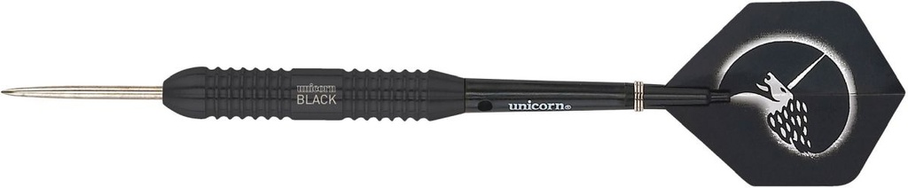 [08636] Unicorn Core Plus Black Steel Darts (22 Gr.)