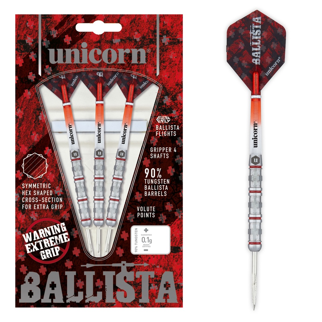 [06141] Unicorn Ballista Style 4 Tungsten Steel Darts (25 Gr.)