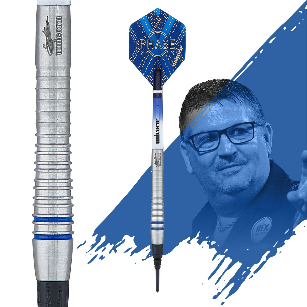 [04505] Unicorn Phase 6 World Champion Gary Anderson Soft Dart Presentation Box (20 Gr.)