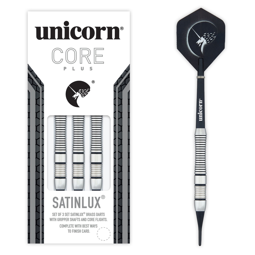 [04290] Unicorn Core+ Satinlux Soft Darts (16 Gr.)