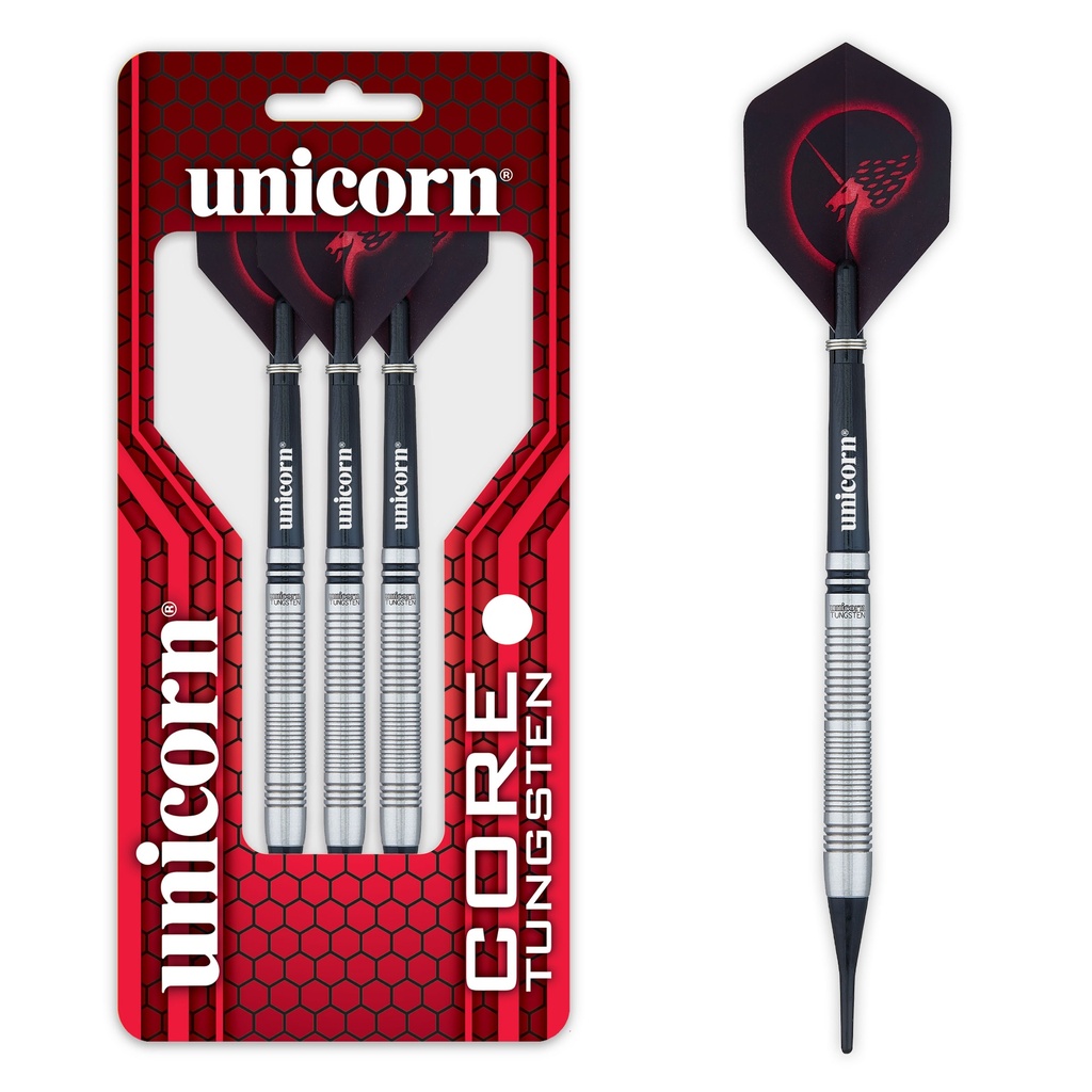 [03976] Unicorn Core Tungsten Style 2 Soft Darts (20 Gr.)
