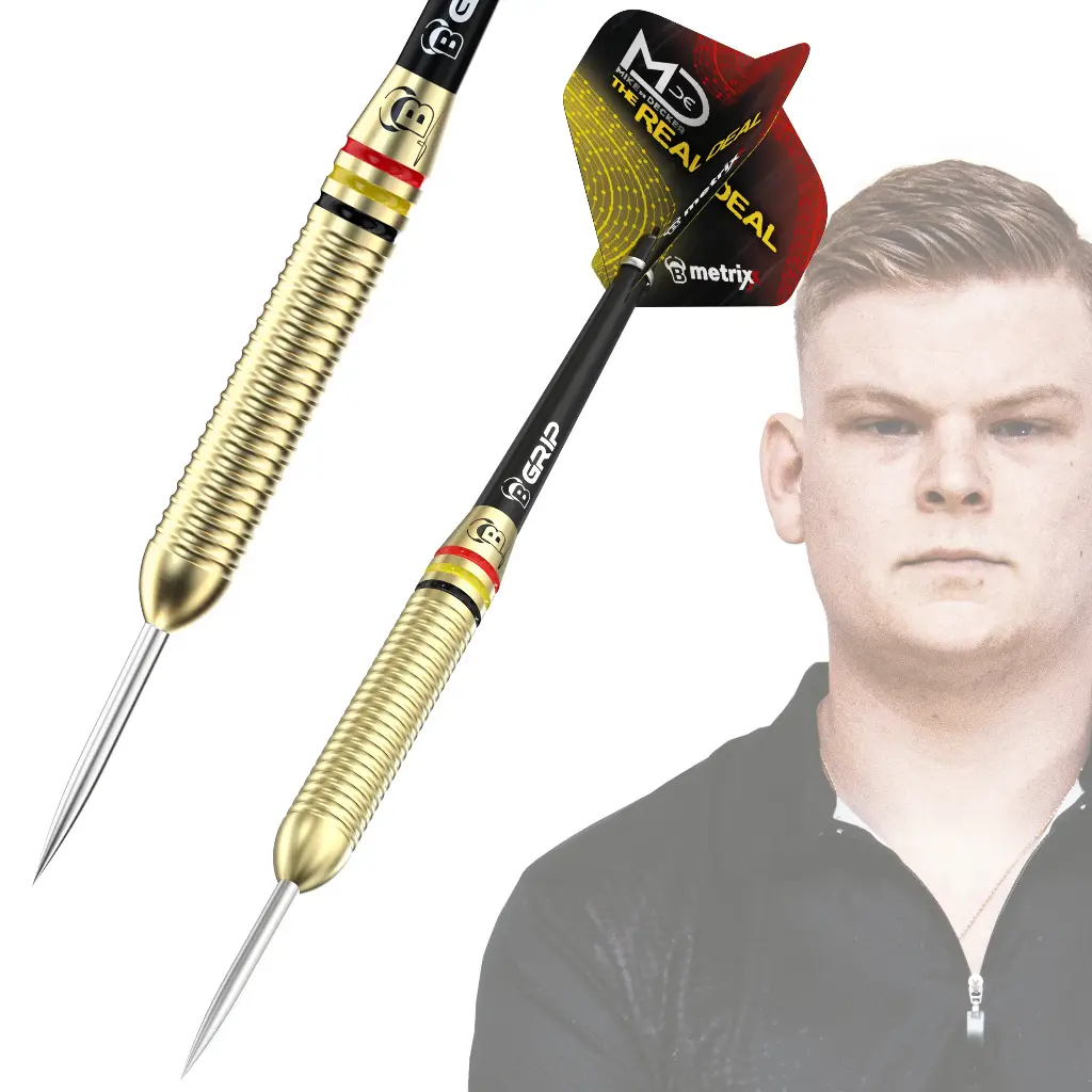 [12110] BULL'S Mike de Decker Player Brass Steel Dart