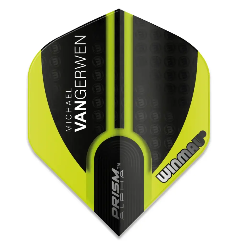 Dart-Fly Winmau MvG PRISM ALPHA grün-schwarz