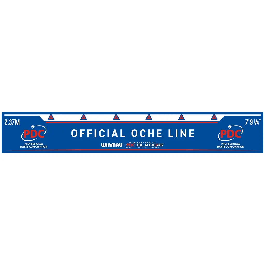 [809802] Abwurflinie Winmau Oche Line PDC Blue