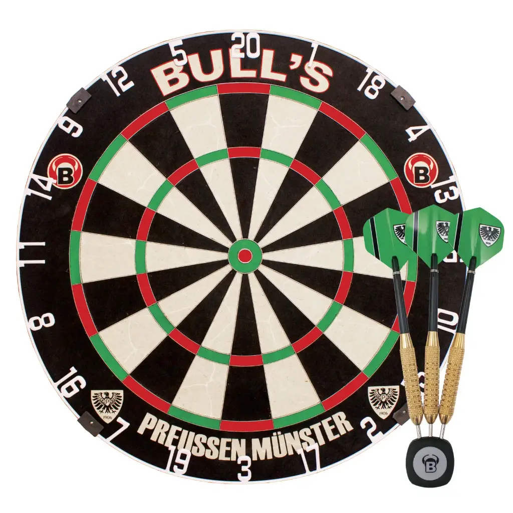 [b67914] BEAZD Preußen Münster Dartboard Set