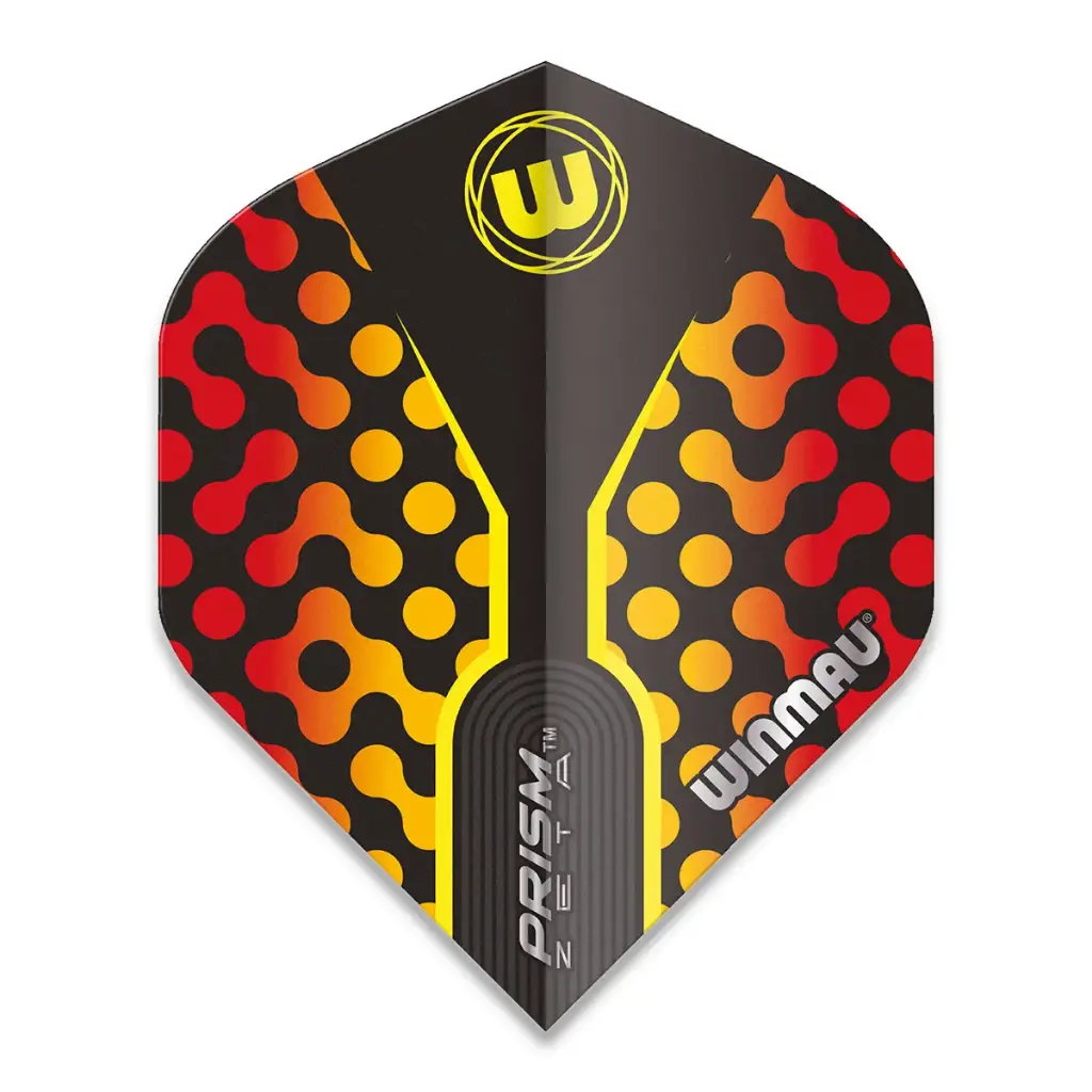 Flights Winmau Prism Zeta Black, Yellow & Red 