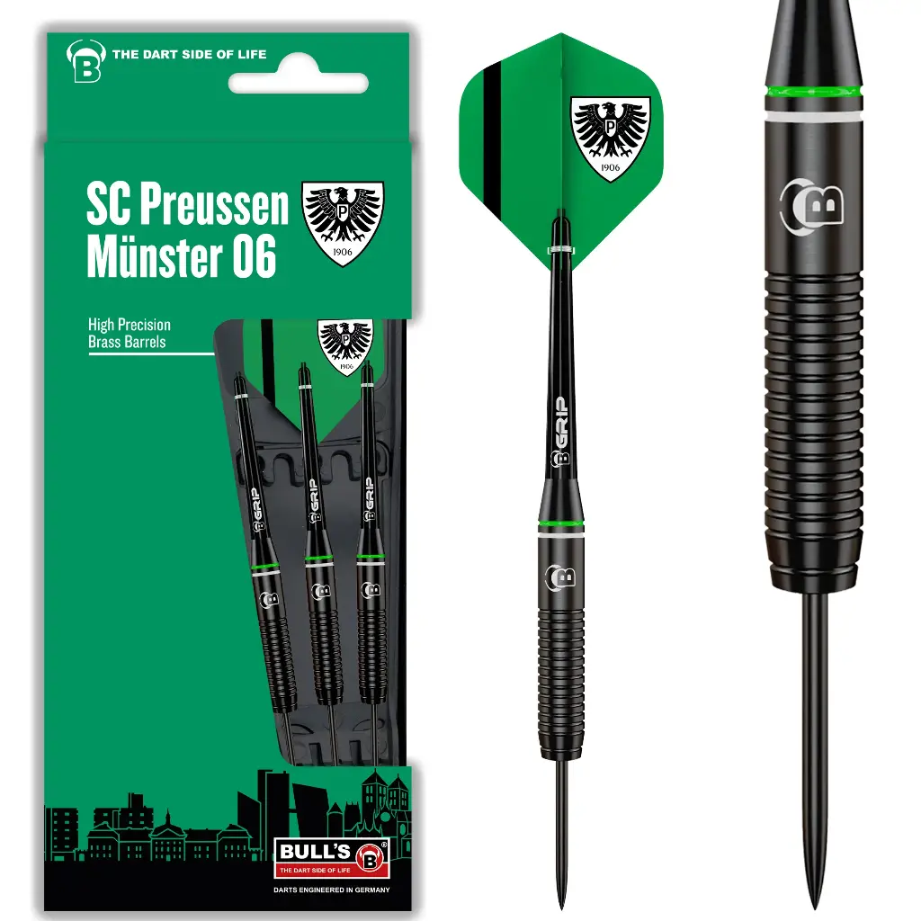 [12891] BULL'S Preußen Münster Brass Steel Dart