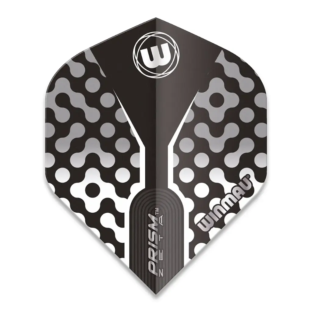 Flights Winmau Prism Zeta Black, Grey & White