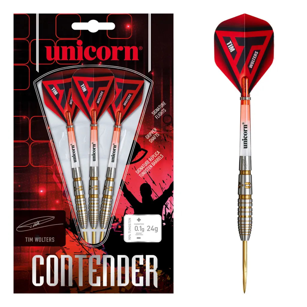 Unicorn Contender Tim Wolters 24g Steel Tip 90% Tungsten