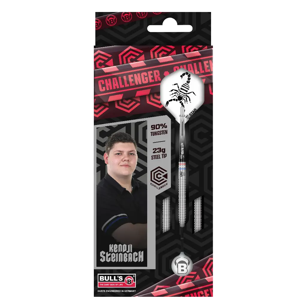 [14298] BULL'S Kendji Steinbach Challenger Steel Dart