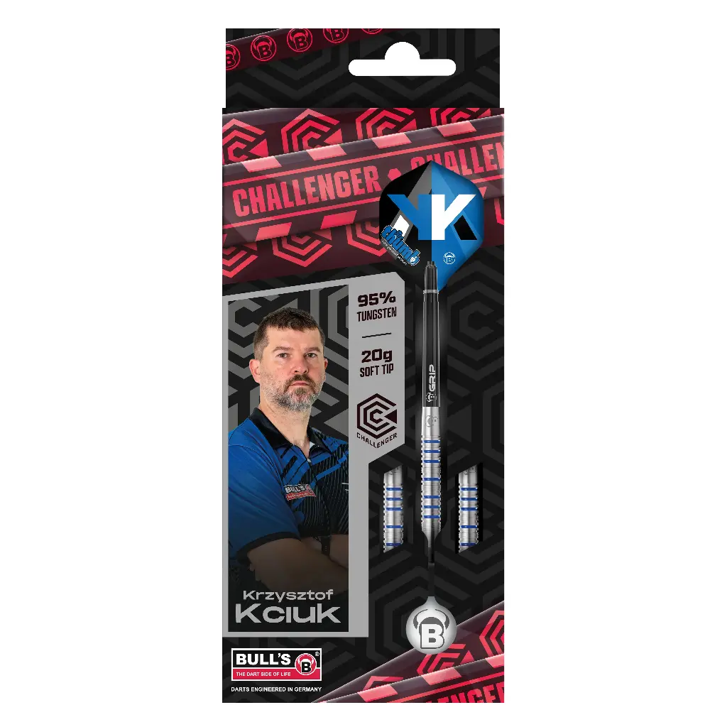 [17719] BULL'S Krzysztof Kciuk Challenger Soft Dart