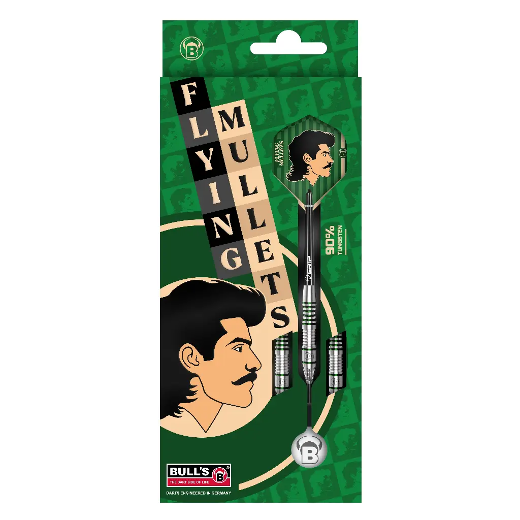 [14317] BULL'S Flying Mullet Steel Dart (21 Gr.)