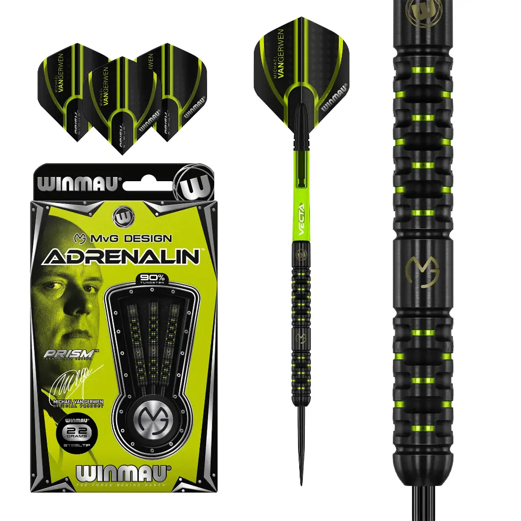 [716001] Winmau MvG Adrenalin Steeldart 22g/23g/24g (22 g)