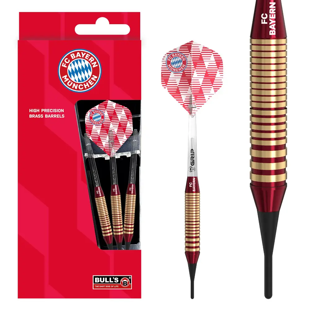 [34028] BULL'S FC Bayern München Brass Soft Dart