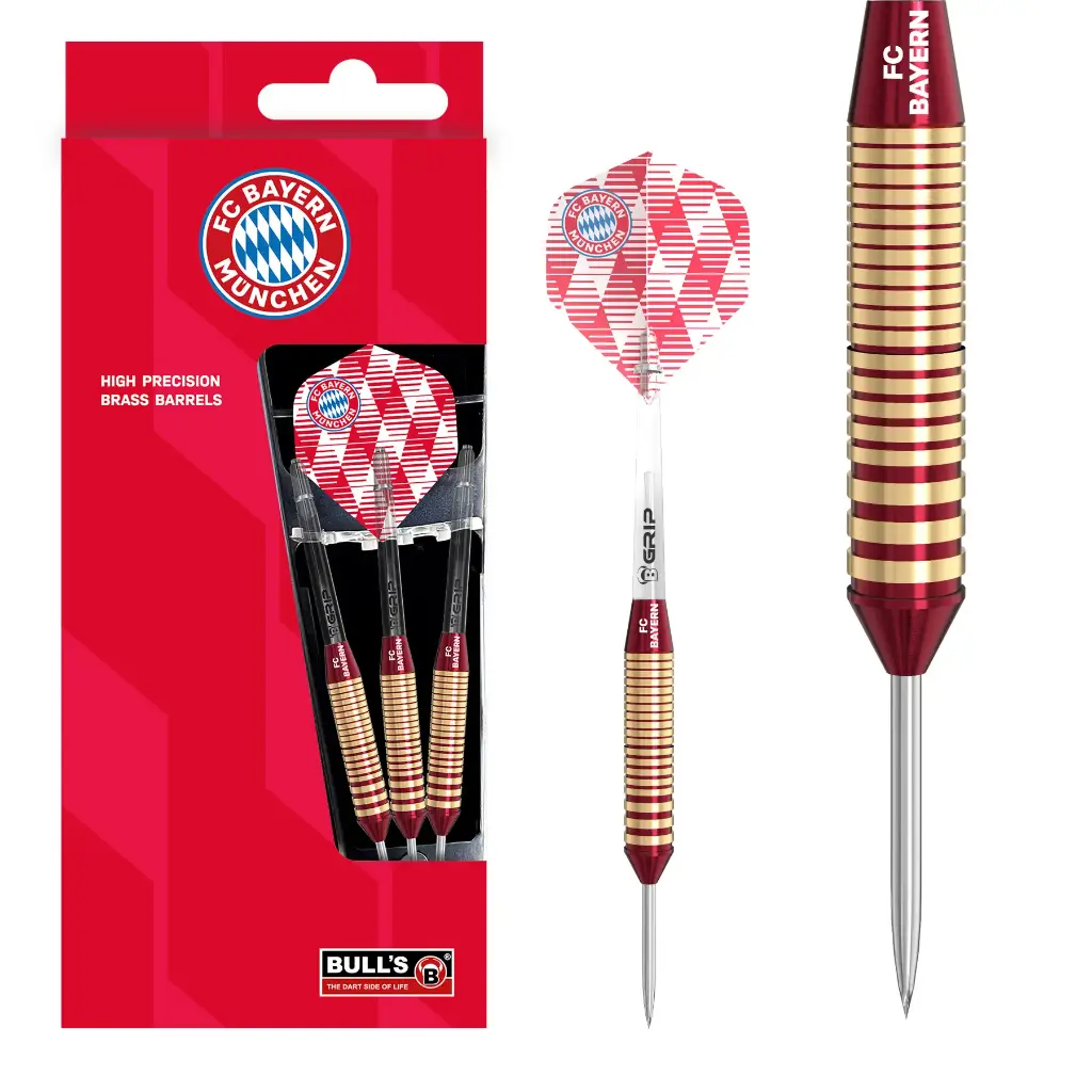 [34121] BULL'S FC Bayern München Brass Steel Dart
