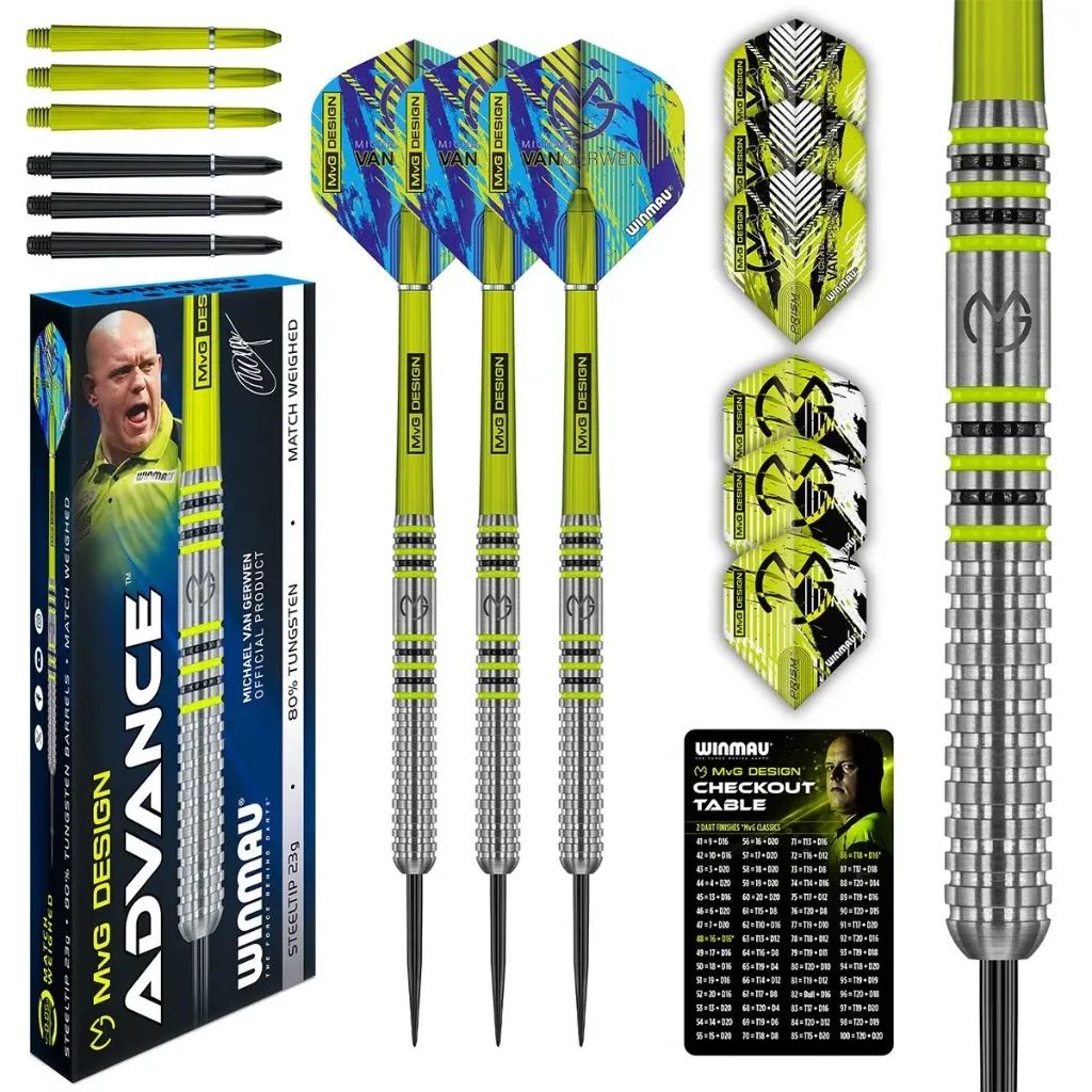 Winmau MvG Advance Steeldart 23g 90% Tungsten