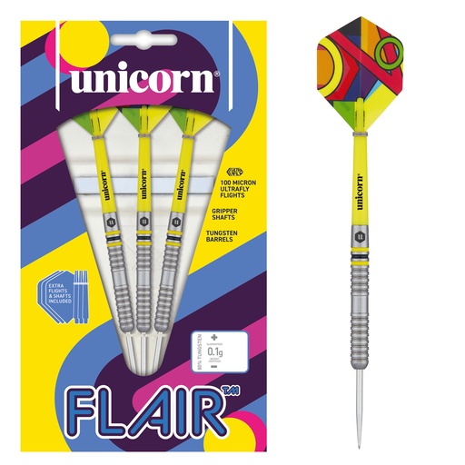 [27722] Unicorn Flair 3 Steel Darts