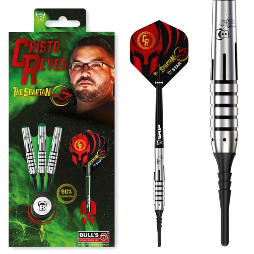 [19898] BULL'S Cristo Reyes Soft Dart, 90 % Tungsten