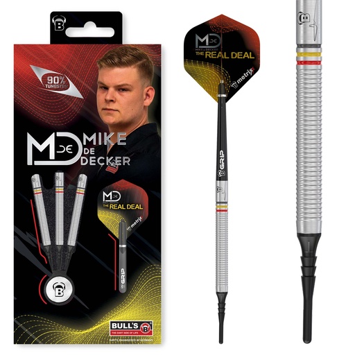[19886] BULL'S Mike De Decker Soft Dart, 90 % Tungsten