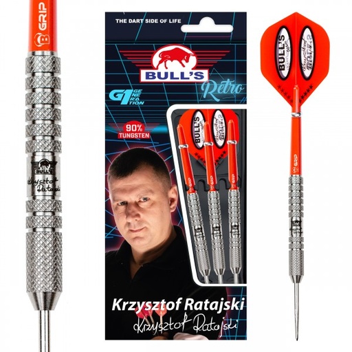 [14187] BULL'S Retro Krzysztof Ratajski Steel Dart