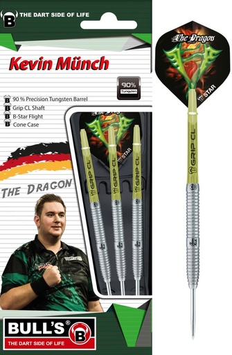 [14171] BULL'S Champions Kevin Münch Generation II Steel Dart