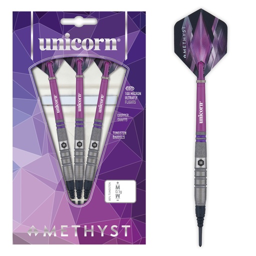 [04744] Unicorn Amethyst 3 Soft Darts