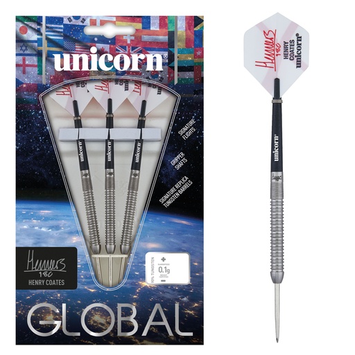 [01326] Unicorn Global Henry Coates Steel Darts