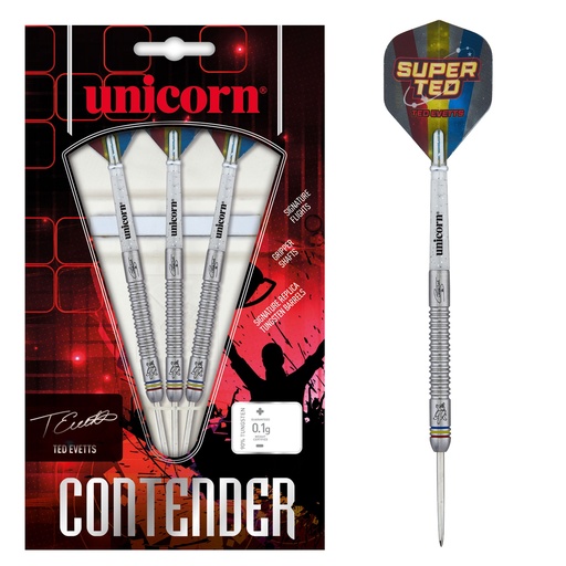 [01211] Unicorn Contender Ted Evetts Phase 2 Steel Darts