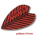 Dartfly Vortex, Form X (größere Form), rot